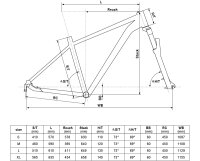 Kellys "Spider 70 Yellow" 29" Alu MTB Hardtail, Shimano Altus, 18-Gang,