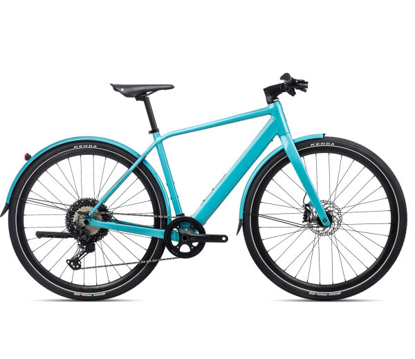 Ebikemotion Pedelec Orbea "Vibe H10 MUD" 28" Alu Herren Urbanbike, Shimano Deore XT, 12-Gang, L=53cm, Blau Glänzend, Akku 36V/6.9A 248Wh ANT+