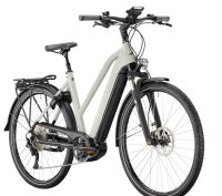 E-Bike Victoria "eTrekking 12.9" Trekkingrad, Shimano Deore, 10-Gang, Trapez, 28" / 53cm, good grey, Bosch Performance CX, 85Nm. 625 Wh