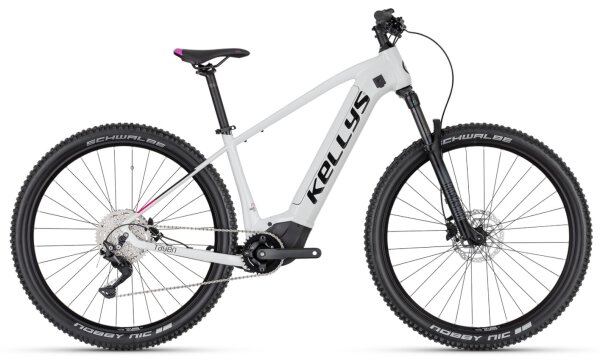 E-Bike Pedelec Kellys "Tayen R50 P White" MTB Hardtail, Shimano Deore, 10-Gang, Panasonic GX Ultimate, 90 Nm, 725 Wh