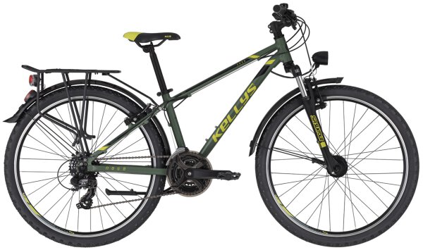 Kellys "Naga 80" 26" Alu MTB Hardtail, Shimano TY300, 21-Gang, StVZO