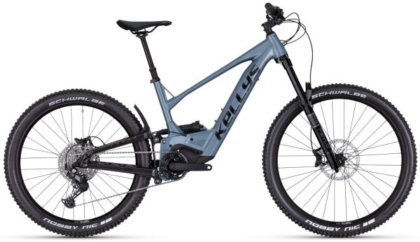 E-Bike Pedelec Kellys "Theos R30 P Steel blue" 29"/27,5" MTB Fully, Shimano Cues U6000, 10-Gang, Panasonic GX Ultimate, 95Nm, 820Wh