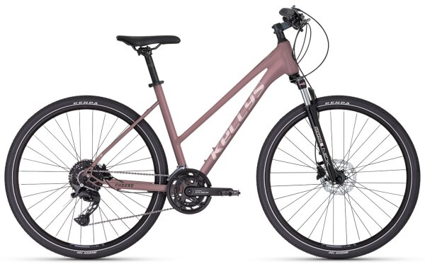Kellys "Pheebe 30 Rose Gold" 28" Alu Trapez Cross Hardtail, Shimano Cues U3020, 18-Gang,