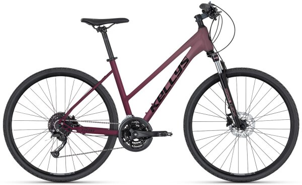 Kellys "Pheebe 20 Rosy Red" 28" Alu Trapez Cross Hardtail, Shimano Altus, 27-Gang,