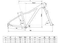 Kellys "Vanity X50 Rose Gold" 26" Alu MTB...