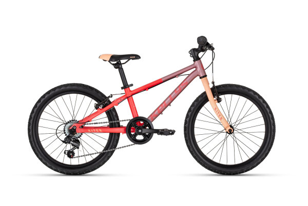 Kellys "Kiter 30 Coral dream" 20" Alu MTB Kinderrad, Shimano TY21, 6-Gang,