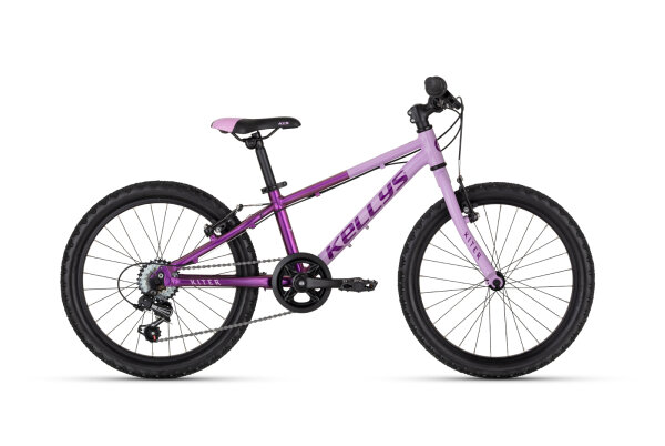 Kellys "Kiter 30 Festival Fuchsia" 20" Alu MTB Kinderrad, Shimano TY21, 6-Gang,