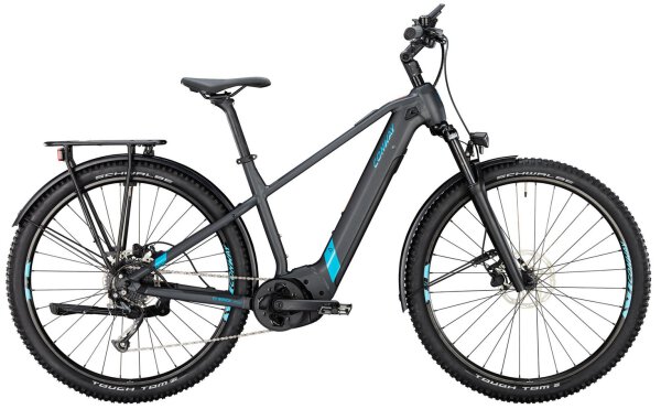 Conway "Cairon C 2.0" 29" E-SUV, MTB, Tektro RD-M350, 9-Gang, 49cm=L, black metallic matt/turquoise metallic, Bosch CX, 85Nm, Akku 625Wh