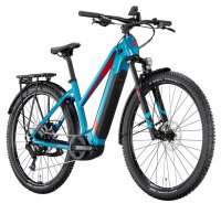 Conway "Cairon S 2.0" 29" Elektro-MTB Hardtail, Shimano Cues U4000, 9-Gang, 49cm, Trapez, topaz metallic/red metallic, Bosch CX, 85Nm, Akku 625Wh