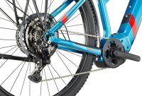 Conway "Cairon S 2.0" 29" Elektro-MTB Hardtail, Shimano Cues U4000, 9-Gang, 49cm, Trapez, topaz metallic/red metallic, Bosch CX, 85Nm, Akku 625Wh