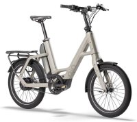 QiO 20" Elektro-Kompaktrad "Compact PE" Stufenlose Enviolo TR Nabenschaltung, Riementrieb, 48cm, Bosch Performance, 75Nm, Akku 545Wh